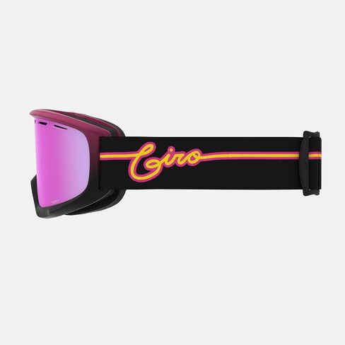 Giro Index 2.0 OTG Ski Goggles - نظارات التزلج على الجليد للرجال والنساء والشباب - حزام تدفق أحمر مع عدسة Scarlet العنبر in Kuwait