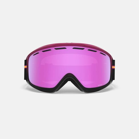 Giro Index 2.0 OTG Ski Goggles - نظارات التزلج على الجليد للرجال والنساء والشباب - حزام تدفق أحمر مع عدسة Scarlet العنبر in Kuwait