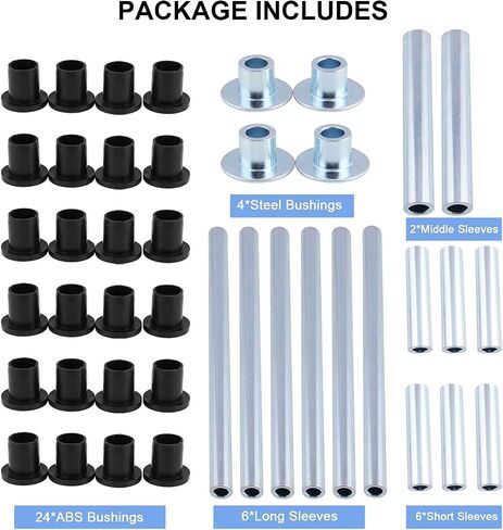 RYANSTAR RACING Front or Rear Lower A-Arm Shaft Bushings Compatible with Polaris Ranger 400, 500, 700, 800, 900 – Durable Replacement Kit for Smooth Suspension Performance in Saudi Arabia