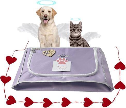 دفن الحيوانات الأليفة ، حقيبة جسم الحيوانات الأليفة الصديقة للبيئة مناسبة لجميع أنواع الحيوانات الأليفة للحيوانات الأليفة للدفن والحرق (الأزرق ، م) in Kuwait