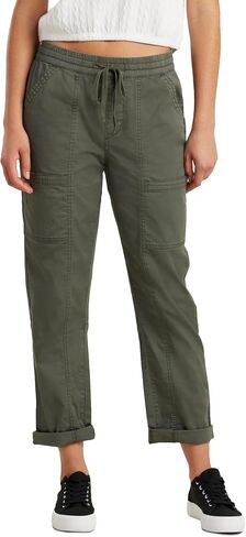 UNIONBAY Women's Drawcord Stretch Twill Ankle Pant in Saudi Arabia