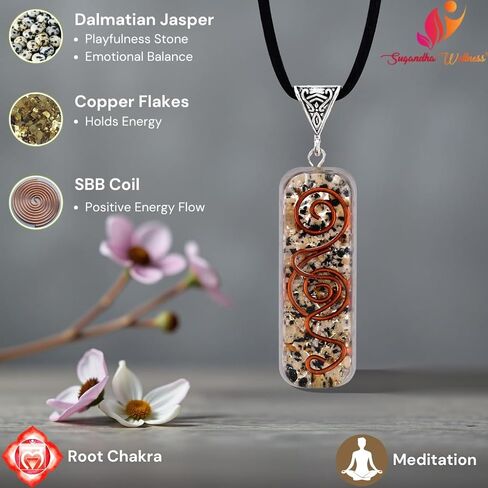 مجموعة حماية ثلاثية مجموعة وسوار. سوار orgonite crystal قلادة وحجر. هدية المجوهرات لليوغا والتأمل والشفاء و reiki in Kuwait