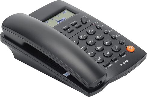 Telephone Landline Phones, Balck Corded landline Phone for Home, Office Telephone Home Phone with Functional Keys/Adjustable Volume for Office/Hotel in Kuwait