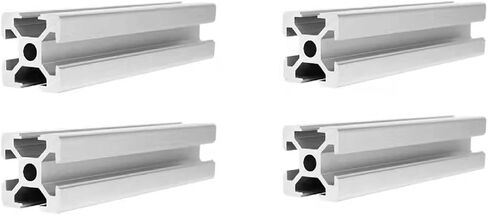 2 Pack 2020 Aluminum Extrusion Profile Length 39.37 inch / 1000mm Black, 20 x 20mm 20 Series T Type T-Slot European Standard Extrusions Profiles Anodized Linear Rail Guide Frame for CNC in Kuwait