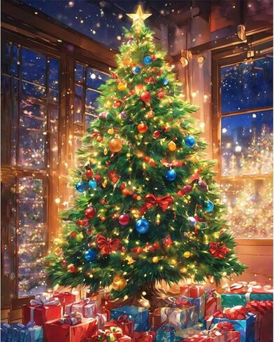 cviokrdu 4 Pack Framed Paint by Numbers Kit for Adults, Fruit Paint by Number for Beginners, DIY Easy Acrylic Oil Painting Kits on Canvas for Home Wall Decor (8x8inch) in Kuwait