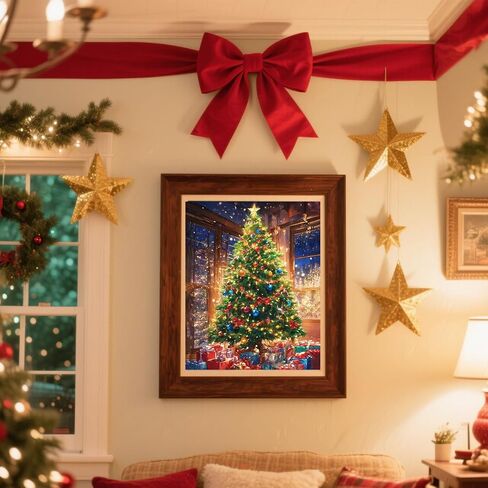 cviokrdu 4 Pack Framed Paint by Numbers Kit for Adults, Fruit Paint by Number for Beginners, DIY Easy Acrylic Oil Painting Kits on Canvas for Home Wall Decor (8x8inch) in Kuwait