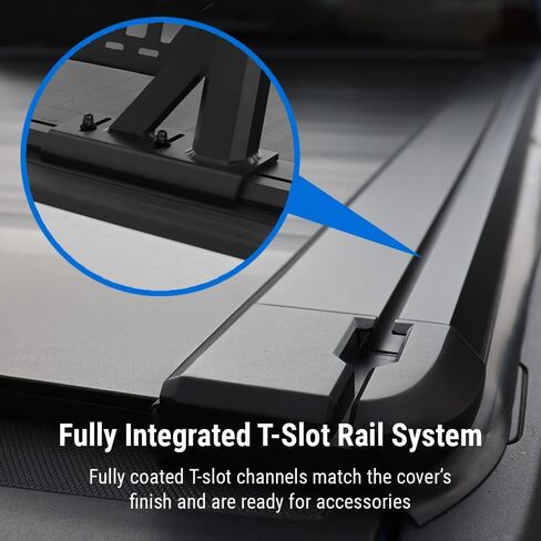 Syneticusa MR Hard Tonneau Cover+R1 Rack+Side Panels Fits 2016-2025 Toyota Tacoma 5ft Truck Bed Retractable Off Road Overlanding in Saudi Arabia