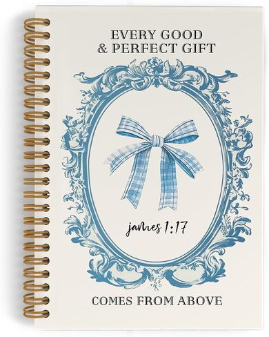 Pink Christian God Says You Are Beautiful Spiral Notebook, Pink Bow Journal Notebook, Bible Journal Notebooks, Coquette Christian Scripture Office Supplies Gifts for Women Girls, 5.5X8.3 Inch in Kuwait