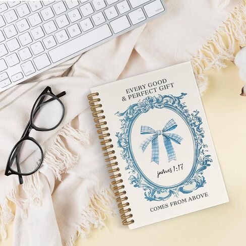 Pink Christian God Says You Are Beautiful Spiral Notebook, Pink Bow Journal Notebook, Bible Journal Notebooks, Coquette Christian Scripture Office Supplies Gifts for Women Girls, 5.5X8.3 Inch in Kuwait