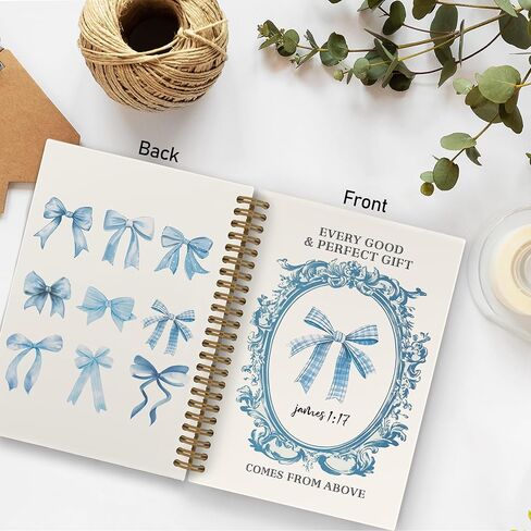 Pink Christian God Says You Are Beautiful Spiral Notebook, Pink Bow Journal Notebook, Bible Journal Notebooks, Coquette Christian Scripture Office Supplies Gifts for Women Girls, 5.5X8.3 Inch in Kuwait