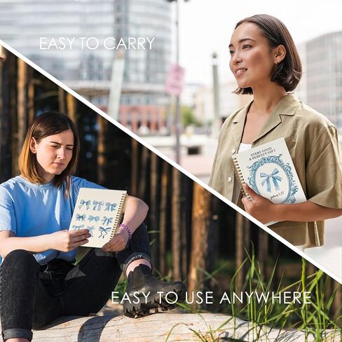 Pink Christian God Says You Are Beautiful Spiral Notebook, Pink Bow Journal Notebook, Bible Journal Notebooks, Coquette Christian Scripture Office Supplies Gifts for Women Girls, 5.5X8.3 Inch in Kuwait