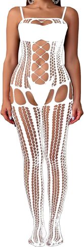 المرأة المثيرة في السمكة السمكة bodysuit قطعة واحدة شفافة الجسم الداخلي جوفاء التصميم للنادي الهذيان التاريخ in Kuwait