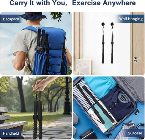 Cable Attachments for Gym, Upgraded Cable Machine Attachment, Pulley System for Home Gym LAT Pull Down Pulley, Biceps Curl, Tricep, Arm Workouts - Weight Cable Pulley System Gym 9 PCS in Kuwait