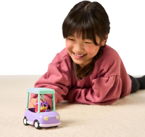 Bluey Vehicle Set – 4-Pack Includes Garbage Truck, Convertible, Family Car & Ice Cream Van, Official Bluey Toys for Kids Ages 3+ in Saudi Arabia