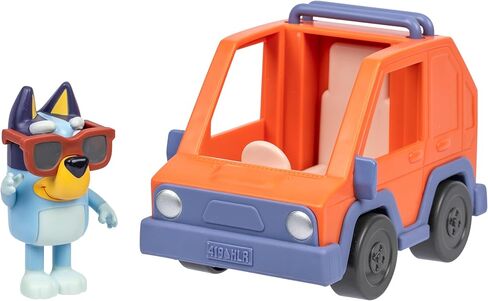 Bluey Vehicle Set – 4-Pack Includes Garbage Truck, Convertible, Family Car & Ice Cream Van, Official Bluey Toys for Kids Ages 3+ in Saudi Arabia