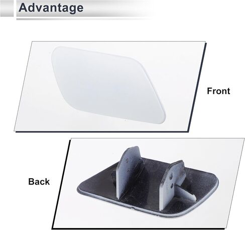 Front Left Side Bumper Headlight Washer Nozzle Cover Cap for BMW 740i 3.0L L6 25 2016-2019 Bumper Trim Nozzle Cover No.51117405595 Unpainted 1 Pcs in Saudi Arabia