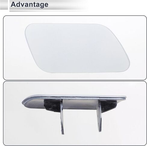 Front Left Side Bumper Headlight Washer Nozzle Cover Cap for BMW 740i 3.0L L6 25 2016-2019 Bumper Trim Nozzle Cover No.51117405595 Unpainted 1 Pcs in Saudi Arabia
