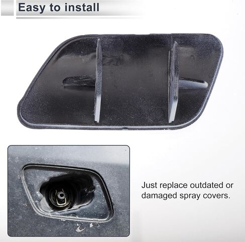 Front Left Side Bumper Headlight Washer Nozzle Cover Cap for BMW 740i 3.0L L6 25 2016-2019 Bumper Trim Nozzle Cover No.51117405595 Unpainted 1 Pcs in Saudi Arabia