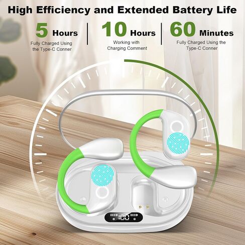 Language Translator Earbuds, 3-in-1 AI Translation Earbuds Real-time Language Translating Earphones with 144-language & Accents, Two-Way TWS Earbuds Long Battery Life for Travel and Learning - Black in Saudi Arabia