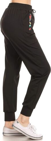 Leggings Depot Women's Cotton Jogger Sweatpants Yoga Track Pants with Pockets-FRENCHTERRY-HeatherGray-M in Kuwait