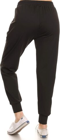 Leggings Depot Women's Cotton Jogger Sweatpants Yoga Track Pants with Pockets-FRENCHTERRY-HeatherGray-M in Kuwait