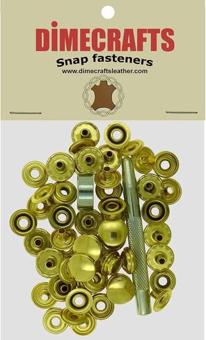 -Dimecrafts Line 24 Long Post Snap Fasteners Buttons Compare to Tandy DIM (Gun Metal Plated) in Saudi Arabia