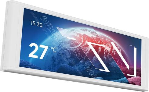 تتميز الشاشة الفرعية للعلبة ذات الإصدار الأبيض من Thermalright Trofeo Vision LCD بشاشة LCD كاملة الألوان مقاس 6.86 بوصة (دقة تبلغ 1280 × 480) مع تصميم لوحة مغناطيسية. يدعم الصور الديناميكية/الثابتة التي يمكنك صنعها بنفسك (أبيض). in Saudi Arabia