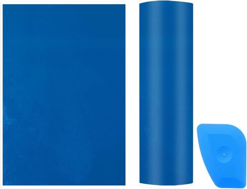 PATIKIL 15.3x10.4 Inch Laser Engraving Paper, 2 Pcs Laser Engraving Marking Color Paper with Blue Scraper for Fiber Laser Marking and Engraving on Metal Ceramics Glass, Gray in Saudi Arabia