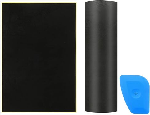 PATIKIL 15.3x10.4 Inch Laser Engraving Paper, 2 Pcs Laser Engraving Marking Color Paper with Blue Scraper for Fiber Laser Marking and Engraving on Metal Ceramics Glass, Gray in Saudi Arabia