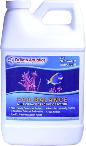 Drtim’s Aquatics Freshwater Bollance Probiotic Solution-بالنسبة لخزانات أسماك المياه العذبة ، وحوادث السمك-الكائنات غير الودية ، وتعزيز جودة المياه المثلى-طبيعية 100 ٪-64 أوقية. in Kuwait
