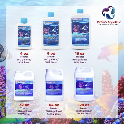 Drtim’s Aquatics Freshwater Bollance Probiotic Solution-بالنسبة لخزانات أسماك المياه العذبة ، وحوادث السمك-الكائنات غير الودية ، وتعزيز جودة المياه المثلى-طبيعية 100 ٪-64 أوقية. in Kuwait