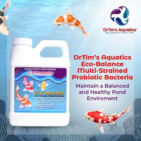 Drtim’s Aquatics Freshwater Bollance Probiotic Solution-بالنسبة لخزانات أسماك المياه العذبة ، وحوادث السمك-الكائنات غير الودية ، وتعزيز جودة المياه المثلى-طبيعية 100 ٪-64 أوقية. in Kuwait