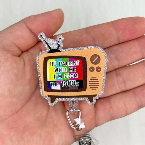 This Shift is Bananas Funny Badge Reel Retractable for Nurse Nursing RN CNA Medical Assistant & Teacher | Funny Nurse Gifts Banana Badge Holder with Alligator Clip & 24" Durable Nylon Cord | Acrylic in Saudi Arabia