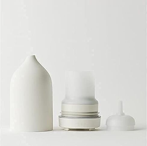 Stone Diffuser, Ceramic Essential Oil Diffuser, Humidifier 160ml Ultrasonic Oil Diffuser for Aramatherapy (Terracotta) in Saudi Arabia