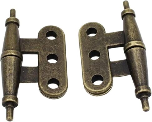 4 زوج 2.5 ''معدن أثاث عتيق بمفصلات خزانة خزانة خزانة باب شاشة قابلة للفصل خزانة الكتب المفصلي in Kuwait