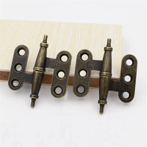 4 زوج 2.5 ''معدن أثاث عتيق بمفصلات خزانة خزانة خزانة باب شاشة قابلة للفصل خزانة الكتب المفصلي in Kuwait