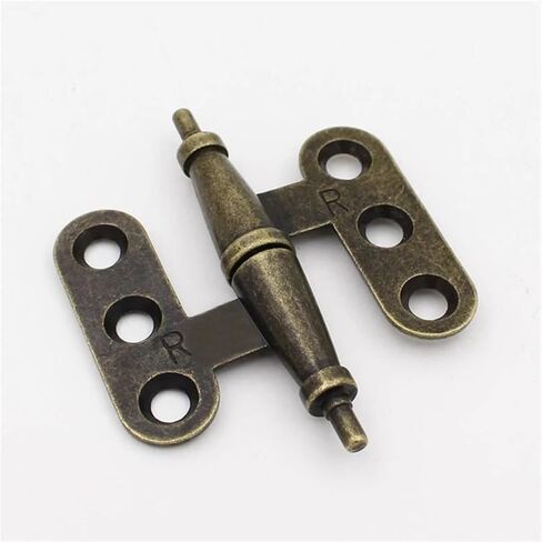 4 زوج 2.5 ''معدن أثاث عتيق بمفصلات خزانة خزانة خزانة باب شاشة قابلة للفصل خزانة الكتب المفصلي in Kuwait