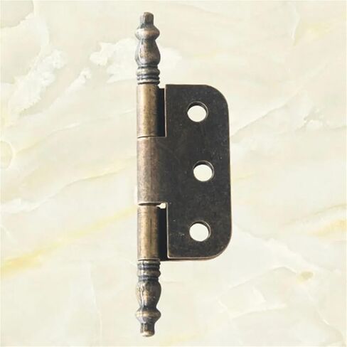 مفصلات الديكور العتيقة رأس التاج خزانة صندوق ديكور جميلة سهلة التركيب صناديق خشبية عتيقة (أخضر برونزي-1) in Kuwait