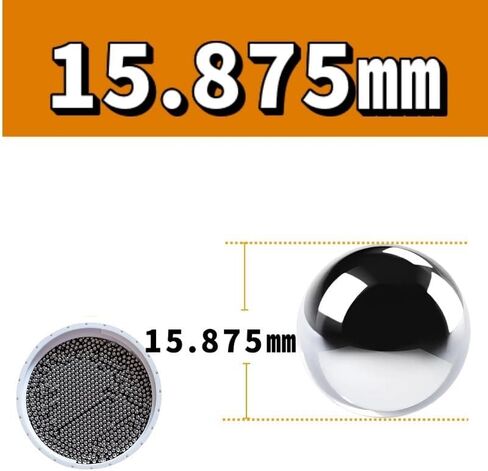 50pcs 15.875mm-19.84375mm Bearing Steel Balls for Ball Screws G3 Precision Miniature Ball Precision Balls(G3 16mm) in Saudi Arabia