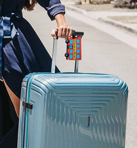 Rainbow Cloud Luggage Tag Silicone Travel Suitcase Bag Identifiers Baggage Tag Personalized Labels for Cruise Airport in Saudi Arabia