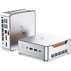 KAMRUI GK3Plus كمبيوتر صغير، وحدة المعالجة المركزية 12th Alder Lake N97 (تصل إلى 3.6 جيجا هرتز) كمبيوتر سطح مكتب صغير، 8 جيجا بايت DDR4 RAM 256 جيجا بايت M.2 SSD، Micro PC يدعم شاشة ثلاثية 4K، WiFi5، BT4.2، VESA، جيجابت إيثرنت لمكتب الأعمال in Kuwait