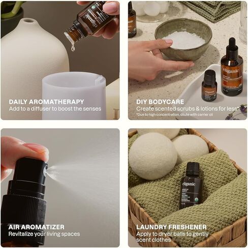 Cliganic Organic Eucalyptus Essential Oil, 0.51 FZ in Kuwait