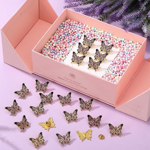 48 PCS التوعية بالصحة العقلية دبوس دبوس الشريط الأخضر الفراشة صفيرة للمنع للوقاية من الانتحار إلهام الإكسسوارات شهر هيث العقلية in Kuwait
