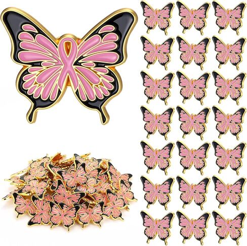 48 PCS التوعية بالصحة العقلية دبوس دبوس الشريط الأخضر الفراشة صفيرة للمنع للوقاية من الانتحار إلهام الإكسسوارات شهر هيث العقلية in Kuwait