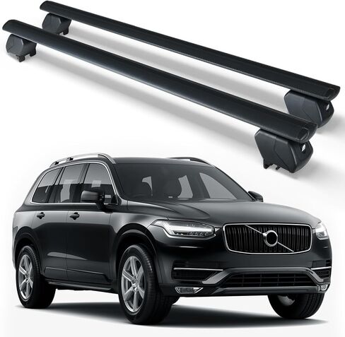 Heavy Duty 300 LBS Roof Rack Cross Bars Compatible with 2018-2025 Volvo XC60 XC-60 with Side Rails Adjustable & Lockable Rooftop Top Luggage Crossbar Cargo Carrier SUV in Saudi Arabia