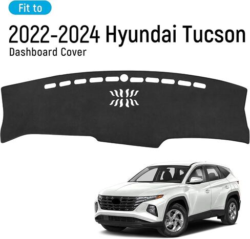 يويجووكو غلاف اندفاعة ل Tucson 2018 2017 2016 إكسسوارات الفانيلا غلاف Dash Mat Center Cover Cover Sunshield Protector Pad in Kuwait
