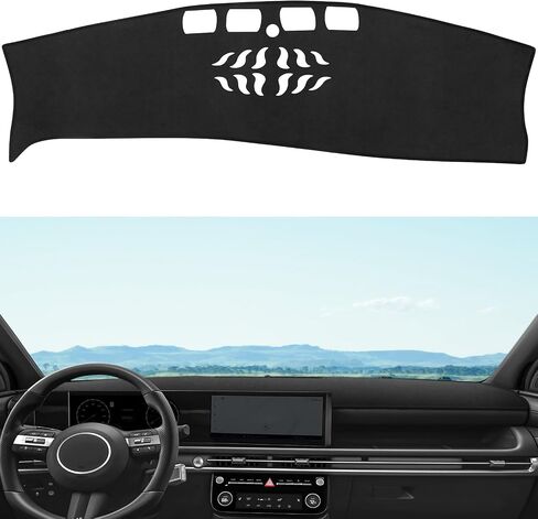 يويجووكو غلاف اندفاعة ل Tucson 2018 2017 2016 إكسسوارات الفانيلا غلاف Dash Mat Center Cover Cover Sunshield Protector Pad in Kuwait