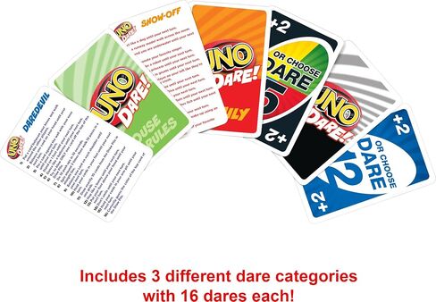 Mattel Games UNO House Rules Card Game for Kids, Adults, Families, Game Night & Parties, Players Can Make Up Rules in Saudi Arabia