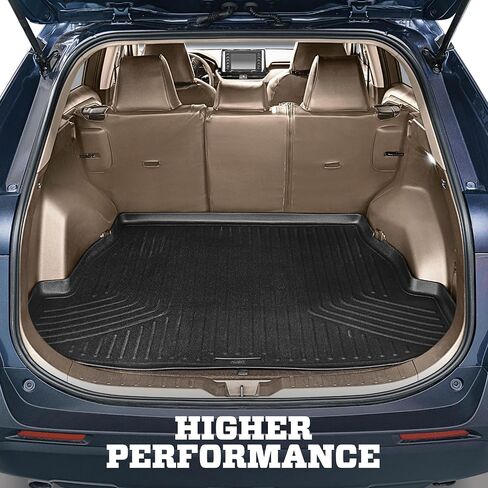 Husky Liners Weatherbeater Floor Hats | يناسب 2013-2024 تويوتا 4Runner ؛ 2014-2024 لكزس GX460 | الصف الأمامي والثاني ، 3 -PC TAN - 99573 in Saudi Arabia