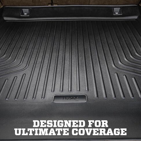 Husky Liners Weatherbeater Floor Hats | يناسب 2013-2024 تويوتا 4Runner ؛ 2014-2024 لكزس GX460 | الصف الأمامي والثاني ، 3 -PC TAN - 99573 in Saudi Arabia